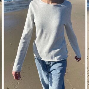 Brandy Melville maroon Stella cotton sweater